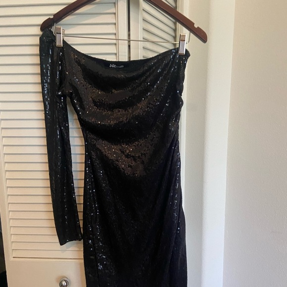Windsor Black Sequin Dress size Small - Picture 3 of 14